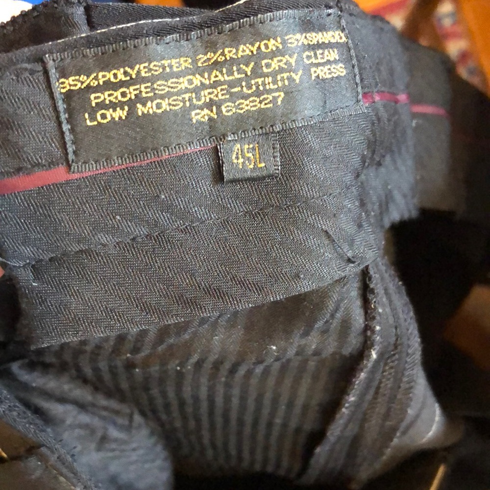 Classic Black Pinstripe Men's Falcone suit - Picture 8 of 10